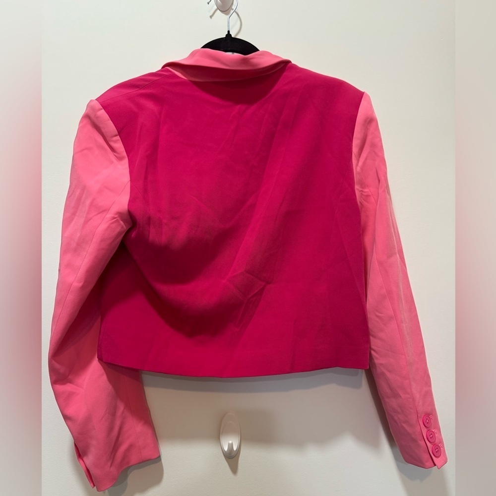 Endless Rose Two-Tone Pink Cropped Blazer and Matching Skort - Picture 3 of 16